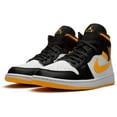 thumbnail image 3 of Women's Jordan 1 Mid SE White/Laser Orange-Black (CV5276 107) - 10.5, 3 of 6