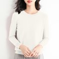 thumbnail image 2 of AherBiu Hauts d'Hiver pour Femmes Col Rond Manches Longues Pull Blouse T-Shirts, 2 of 5