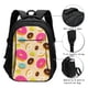 thumbnail image 3 of Balery Donuts Mochila con carga USB para hombre y mujer - Mochila impermeable y antirrobo para portátil con puerto USB para viajes, trabajo, estudios y universidad, 3 of 7