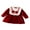 Red, variant on Toddler Girls Christmas Dress Velvet Princess Dress 6M 9M 12M 18M 24M 3T Infant Baby Girls Patchwork Ruffled Neck Long Sleeve Bowknot Front A-Line Dress