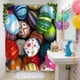 thumbnail image 5 of Cortina de Baño de Pascua, Sin Taladros, con 12 Ganchos, 5 of 6