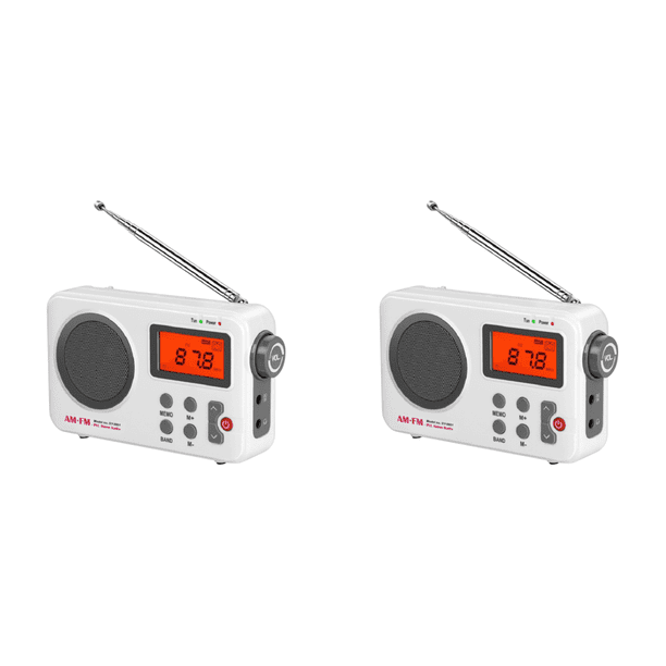 Radio Retro Portátil Corta Con Pantalla LCD HD para Regalos Personas Mayores en El