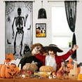thumbnail image 6 of Vikakiooze Halloween Funny Skull Door Curtain Halloween Door Curtain Decoration, 6 of 8