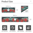 thumbnail image 3 of Yayeee Faucet Mat for Kitchen Sink 14.7" Diatomite Long Splash Guard Pad, Christmas Poinsettia, 2 Pack, 3 of 7