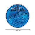 thumbnail image 2 of Moneda Titanic, barco en memoria de Rms Anime, aleación de 4 cm y 30 g, 2 of 3