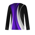 thumbnail image 4 of Lilgiuy New Fashion Men's Long Sleeve 3D Printing T-shirt Loose Round Neck Pullover Undercoat Top Blouses & Shirts for Golf Tennis Basketball, 4 of 5