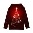 thumbnail image 6 of SERTG Big Kids Christmas Holiday Print Hoodie Long Sleeve Round Neck Pullover Casual Top for Boys and Girls 4-14 Years(Multicolor,11-12 Years), 6 of 6
