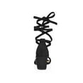 thumbnail image 3 of Unique Bargains Women's Open Toe Lace Up Mid Chunky Heeled Sandals, 3 of 7