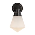 thumbnail image 4 of Alora Lighting WV348106PNPG Willard 12" Tall Wall Sconce - Polished Nickel / Clear, 4 of 5