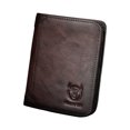 thumbnail image 1 of Men Large Capacity Genuine Leather Bifold Wallet RFID Blocking Vintage Credit Card Holder, 1 of 7