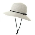 thumbnail image 6 of Janrevotw Women'S Wide-Brimmed Sun Hat With Wind Lanyard Beach Large-Brimmed Dome Straw Hat Sunshade Fashion Sun Hat, 6 of 10