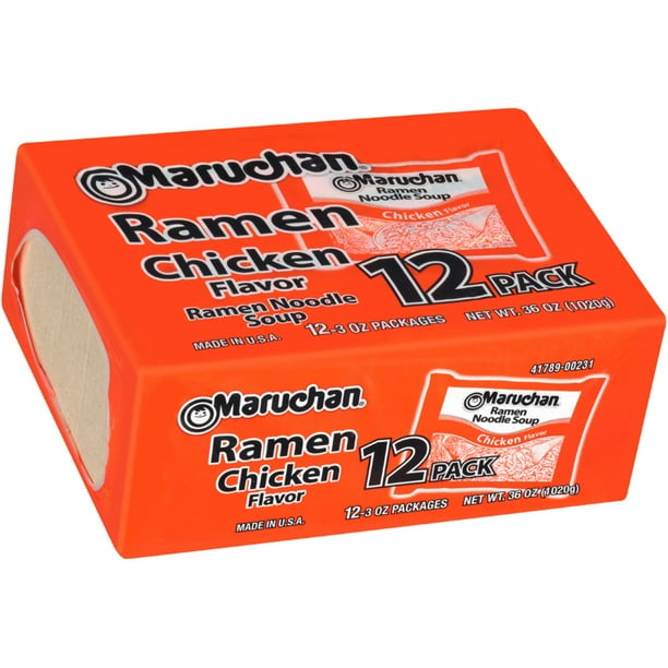 maruchan様 Maruchan Ramen Chicken Soup, 3 oz, 12 Pack for Breakrooms