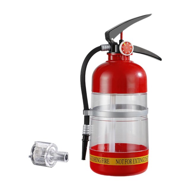 Dispensador de cerveza con forma de extintor, contenedor para bebidas de verano 3L con filtro