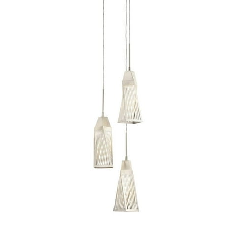 

Elan Lighting Vitalina 3 Light Round LED Pendant in Brushed Nickel