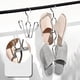 thumbnail image 4 of Colgador de zapatos de acero inoxidable, estante for secar zapatos, estante con doble gancho, organizador de armario que ahorra espacio, 4 of 6