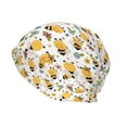 thumbnail image 2 of KLL Bee and Flowers Winter Fall Beanie Knit Hats for Men & Women - Warm & Soft Stylish Toboggan Caps for Cold Weather, 2 of 6