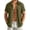Army Green, variant on Men's Summer Shirts Textured Button Down Shirt Short Sleeve Beach Shirts with Pocket