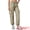 Grey Khaki, variant on DARING DIVA Women's Cargo Joggers Streetwear Pockets Casual Pants X-Small Black
