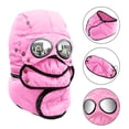 thumbnail image 4 of Soyumi Thermal Winter Scarf Neck Warmer Hood, Windproof Ski Mask Balaclava Full Face Cover for Men, Cold Weather Gear for Skiing Motorcycle Cycling, Warm Knitting Fleece Cap, Pink, 4 of 9