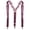 Z38Pink, variant on Suspenders Glitter Sequin Adjustable Y-Back Elastic Unisex Trouser Suspenders for Festival Stage Performance Green One Size