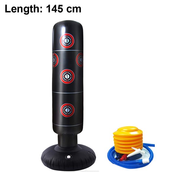 Inflatable Heavy Boxing Bag, Punching Kick Training Tumbler Bag