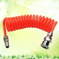 thumbnail image 5 of Red SelfStoring Recoil Air Hose for Compressor Made of Lightweight PU 8mm*5mm, 5 of 5