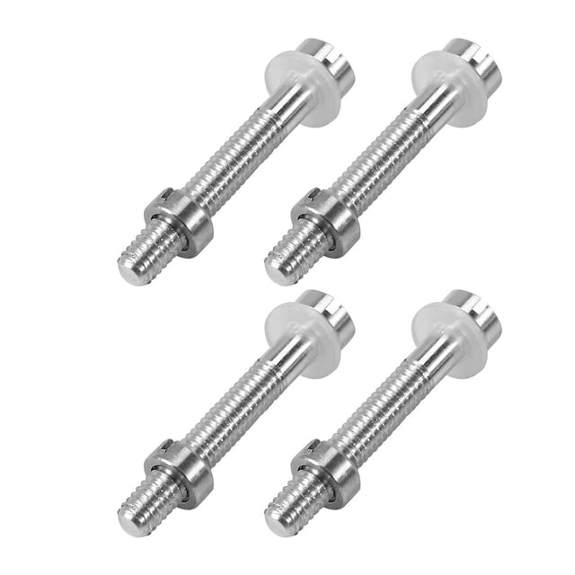 4 Pcs Vis de Phonographe pour Tourne-Disque M2.5x18.5mm, Coques de Remplacement pour Stylet de Montage Vinyle LP