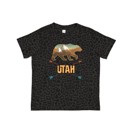 

Inktastic Utah Vacation Bear Silhouette Gift Toddler Boy or Toddler Girl T-Shirt