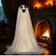 thumbnail image 1 of Decoraciones de fantasmas de Halloween | Fantasmas de tela LED que funcionan con baterías | Altura ajustable 1.3ft–6.5ft | Patio de porche interior y exterior | Juego colgante luminoso | Fácil, 1 of 9