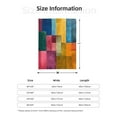 thumbnail image 2 of Coloful Plate Lightweight Plush Fuzzy Cozy Soft Blankets 60"X50", 2 of 5