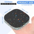 thumbnail image 2 of Uxcell 4 Pcs Treadmill Mat Pads, 4x4x0.8" High Density Foam Anti Vibration Pad Sound Proof Floor Mat Exercise Equipment Mat for Carpet Protect Noise Reduction Home Gym, Mixed Color, 2 of 5