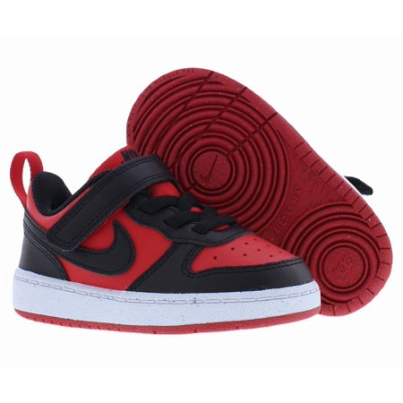 ナイキ コート ボロー LOW リクラフト TD DV5458-600 ベビー キッズ 子供 スニーカー ： レッド×ブラック NIKE DV5458 600