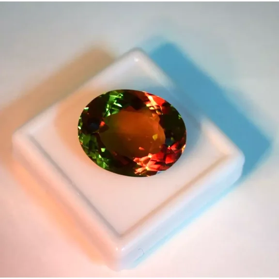 Oval Cut Color Changing Alexandrite 12-14 CT Loose Gemstone