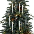 thumbnail image 4 of Lyqzj 12Pcs Christmas Clear Crystal Twisted Icicle for Winter Party Wedding Decoration, 4 of 9