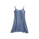 thumbnail image 5 of Camisón corto con tirantes para mujer, talla grande, para estar en casa, con almohadilla para el pecho, fino, con tirantes integrados, color, media manga integrada, 5 of 6