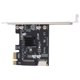 thumbnail image 4 of Lector de tarjetas de memoria NikouMX Tarjeta adaptadora PCIE a lector de disco duro, 4 of 8
