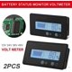 thumbnail image 3 of Medidor de Monitor de capacidad de batería LCD de 2 uds, batería de plomo ácido S de 12V/24V/36V/48V, 3 of 5