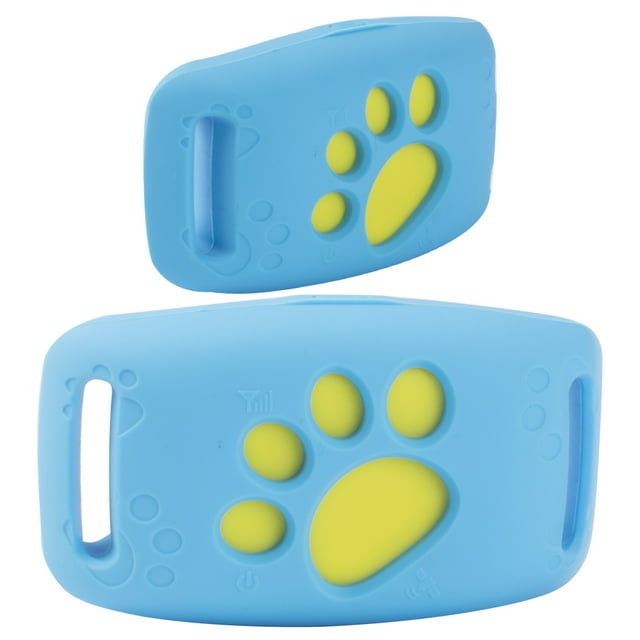 Pet GPS Tracker Device Collar & Activity Network Monitor para Gatos Perros, Diseño a prueba de agua, Anti Lost Finder Global Monitor Tracker, Aplicación gratuita y plataforma web, Azul (Tarjeta SIM no incluida) MFZFUKR WFLD-283
