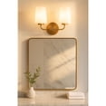 thumbnail image 6 of 853452HB Lark Kline - 24W 2 LED Bath Vanity-11 Inches Tall and 14.25 Inches Wide-Heritage Brass Finish, 6 of 11