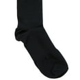 thumbnail image 4 of COUVER Unisex 15-21mmHg Compression Knee High Socks for Nurses, Black, 4 of 5