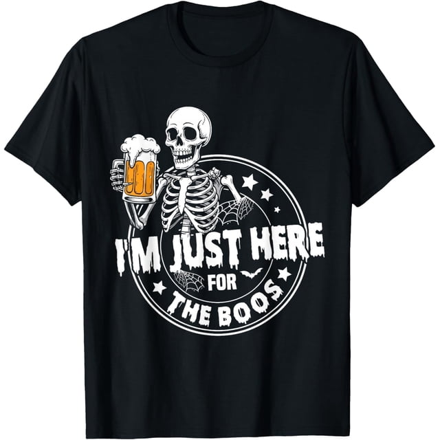 I'm Just Here for The Boos - Camiseta de disfraz de fantasma lindo para Halloween