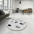 thumbnail image 4 of Ahgly Company Machine Washable Indoor Square Transitional Platinum Gray Area Rugs, 7' Square, 4 of 7