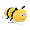 thumbnail image 4 of Bumblebee Plush Toy Soft Stuffed Animal Pillow Kawaii Bee Doll Decor Gift for Home Decoration 17.72 Inch, 4 of 4