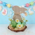 thumbnail image 6 of Prefilled Easter Eggs Easter Wooden Ornaments Rabbits Easter Eggs Flower Style Home Bucolic Style Desktop Cute Decoration, 6 of 6
