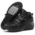 thumbnail image 4 of Men's and women's all-season motorcycle riding boots and motorcycle shoes,Black,48, 4 of 16