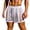 Mens Shorts White, variant on Fishnet Shorts for Men Trendy Hollow-Out Straight Wide Leg Drawstring Elastic Waist Solid Color Lightweight Breathable Nightclub Party Homewear Short