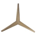 thumbnail image 6 of Eliza-H 3-blade ceiling mount paddle fan in Gloss White finish with gray ash ABS blades., 6 of 7