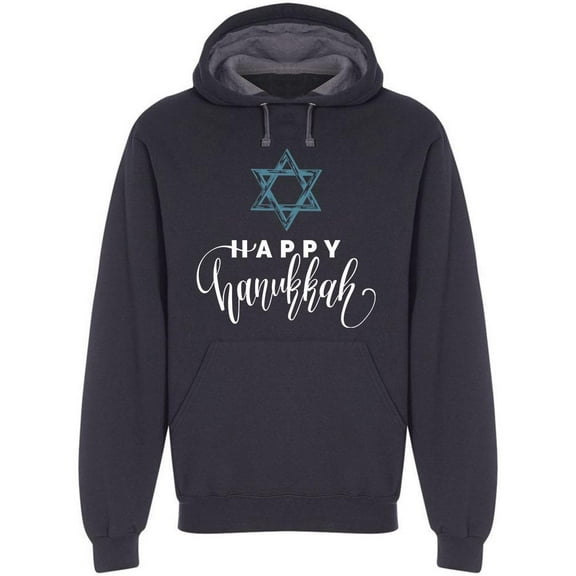 Let' Start Hanukkah Day Hoodie Men -Image by Shutterstock, Male Large