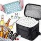 thumbnail image 3 of Cool Bag, Foldable, Insulated Bag, Cooler Bag, 10 L Picnic Bag, Cool Bag, Mini Foldable, Picnic Bag, Cool Box, Picnic, Insulated Bag, Lunch, Ice Cube, 3 of 4