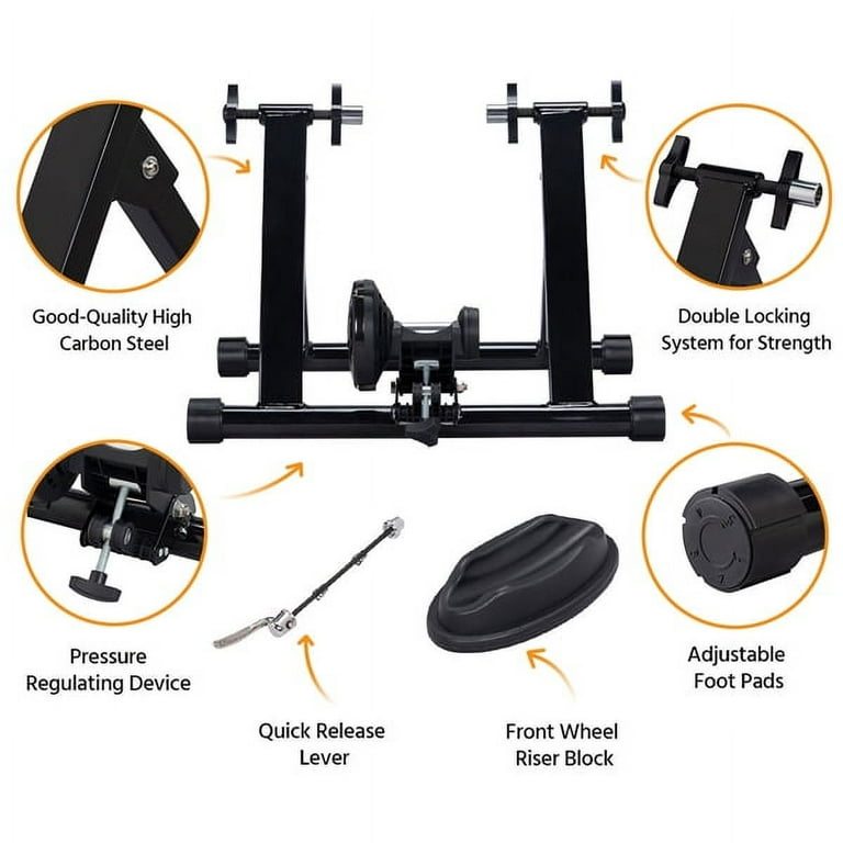 Yaheetech Indoor Magnet Steel Bicycle Exercise Trainer Stationary Stand Resistance